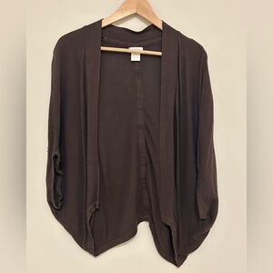 Joe Fresh Brown Shrug Cardigan Sweater Women’s Size Large